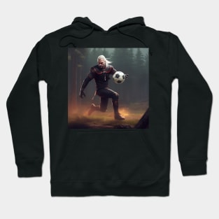 witcher playing football Hoodie